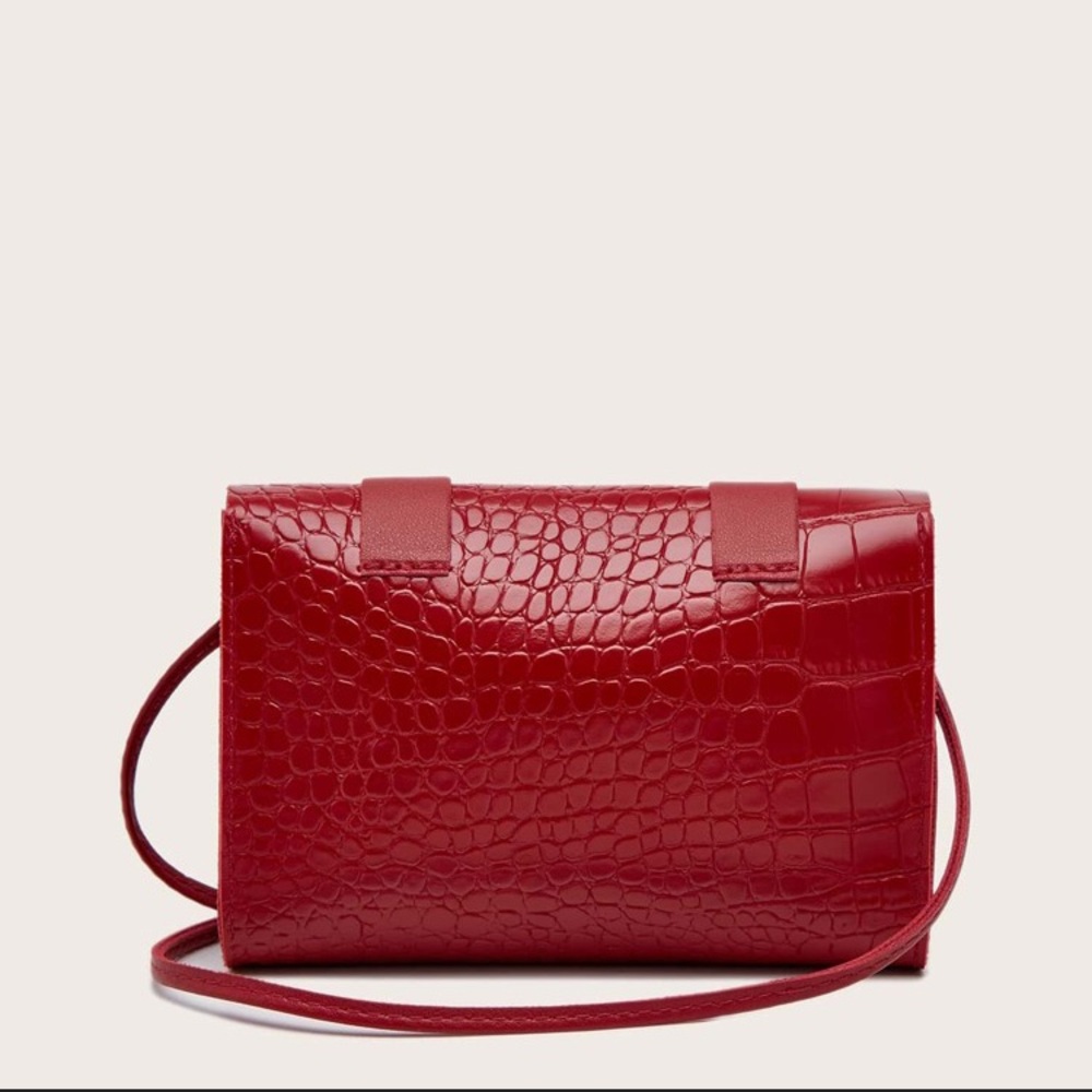 Red Hand Bag - Picture 2 of 3